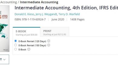 كتاب كيسو اخر اصدار intermediate accounting ifrs 4th edition