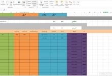 نموذج يومية مبيعات لمحل بالاكسل جاهزة - excel